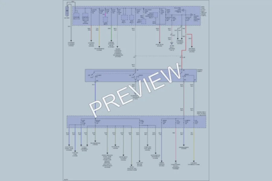 2011 Mazda CX9 Power Distribution wiring diagram preview