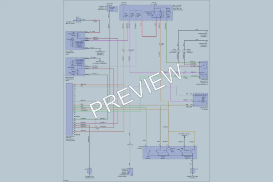 2011 Mazda MX5Miata Headlights wiring diagram preview