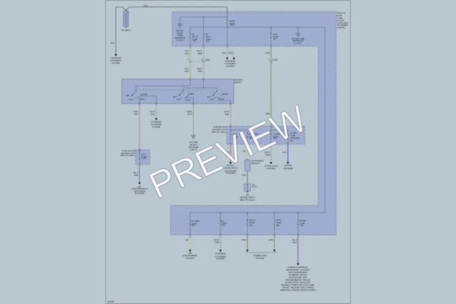 2011 Mazda MX5Miata Power Distribution wiring diagram preview