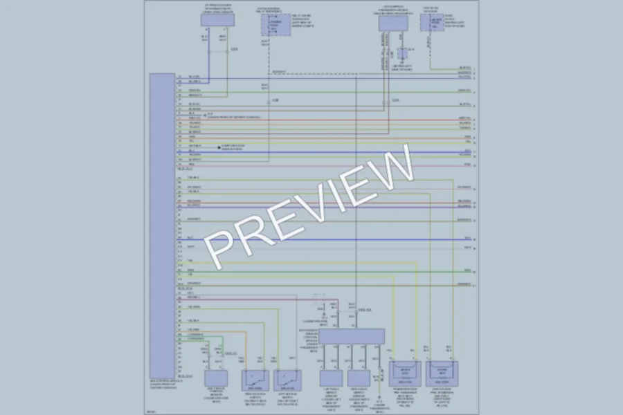 2011 Mazda MX5Miata Supplemental Restraints wiring diagram preview