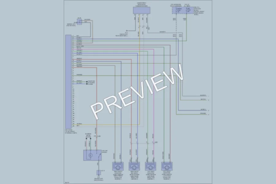 2011 Mazda RX8 Anti Lock Brakes wiring diagram preview