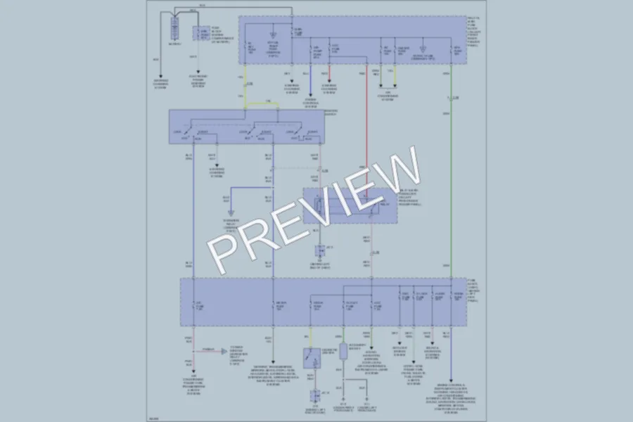 2011 Mazda RX8 Power Distribution wiring diagram preview
