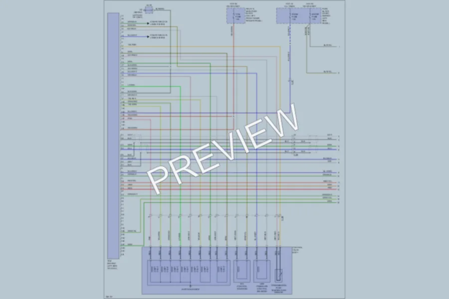 2011 Mazda RX8 Transmission wiring diagram preview