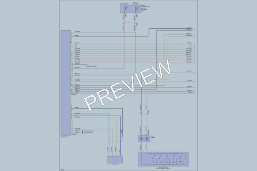 2011 Mazda Tribute Navigation wiring diagram preview
