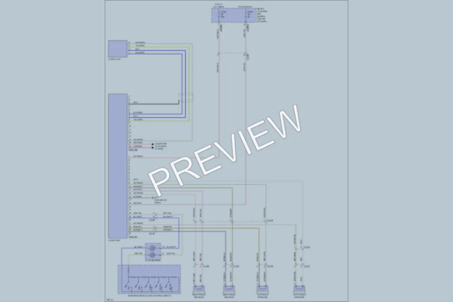 2011 Mazda Tribute Radio wiring diagram preview