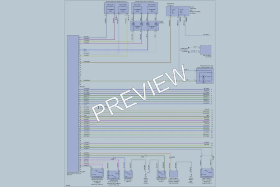 2011 Mazda Tribute Supplemental Restraints wiring diagram preview