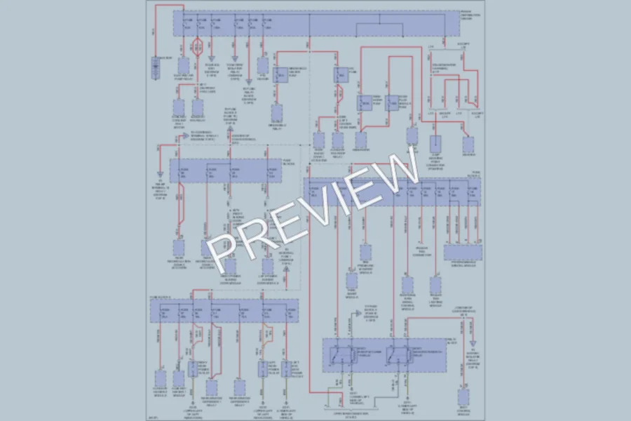 2011 MercedesBenz 2500Sprinter Power Distribution wiring diagram preview