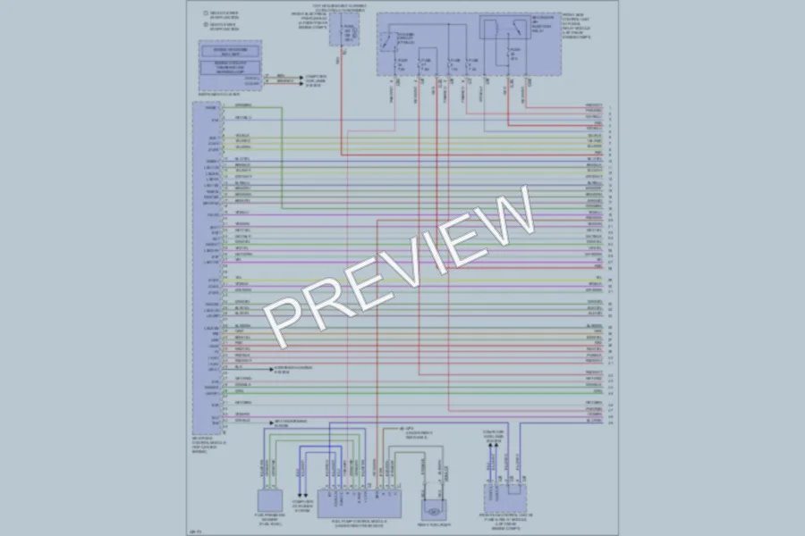 2011 MercedesBenz C350 Engine Performance wiring diagram preview