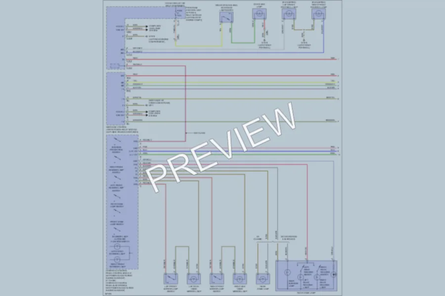 2011 MercedesBenz C350 Interior Lights wiring diagram preview