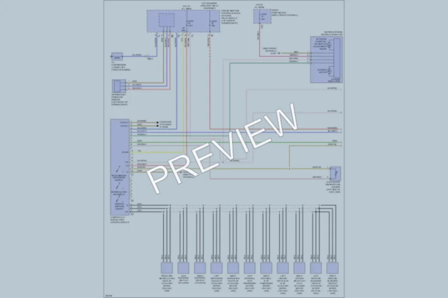 2011 MercedesBenz CLS550 Air Conditioning wiring diagram preview