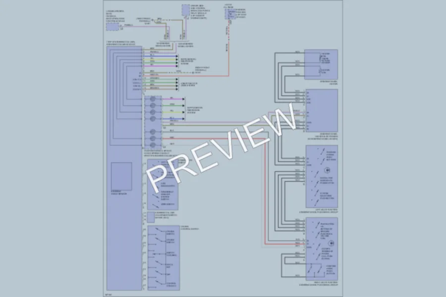 2011 MercedesBenz CLS550 Electronic Power Steering wiring diagram preview