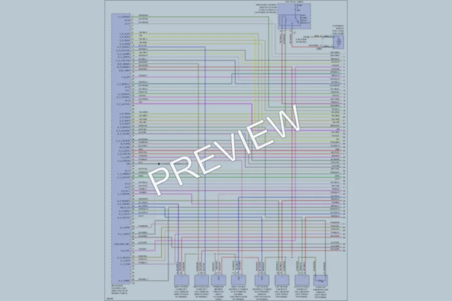 2011 MercedesBenz CLS550 Engine Performance wiring diagram preview