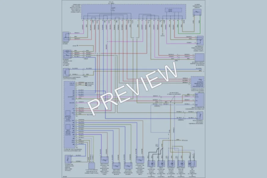 2011 MercedesBenz E350 Air Conditioning wiring diagram preview