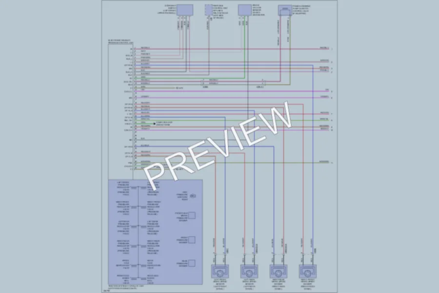 2011 MercedesBenz E350 Anti Lock Brakes wiring diagram preview