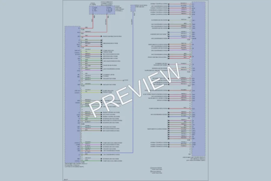 2011 MercedesBenz E350 Body Control Modules wiring diagram preview