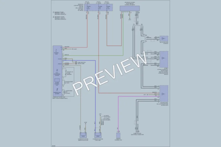 2011 MercedesBenz E350 Engine Accessories wiring diagram preview