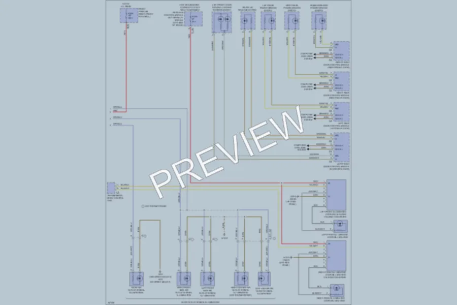 2011 MercedesBenz E350 Interior Lights wiring diagram preview