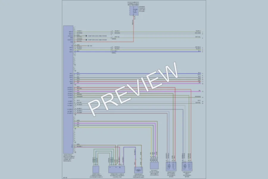 2011 MercedesBenz E350 Memory Systems wiring diagram preview