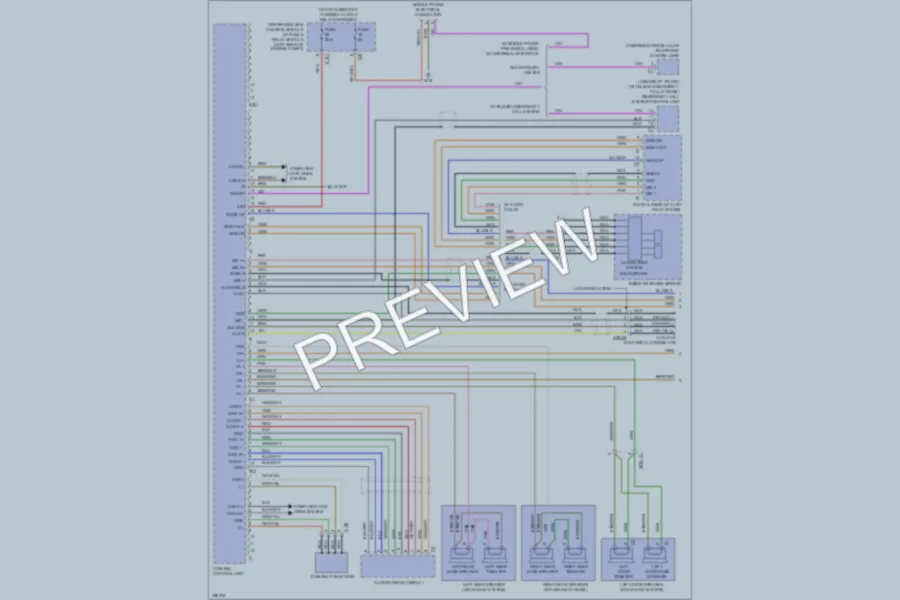 2011 MercedesBenz E350 Radio wiring diagram preview