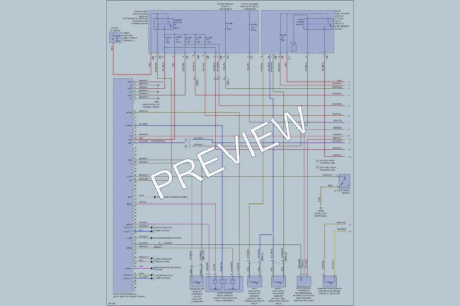2011 MercedesBenz E350BLUETEC Engine Performance wiring diagram preview