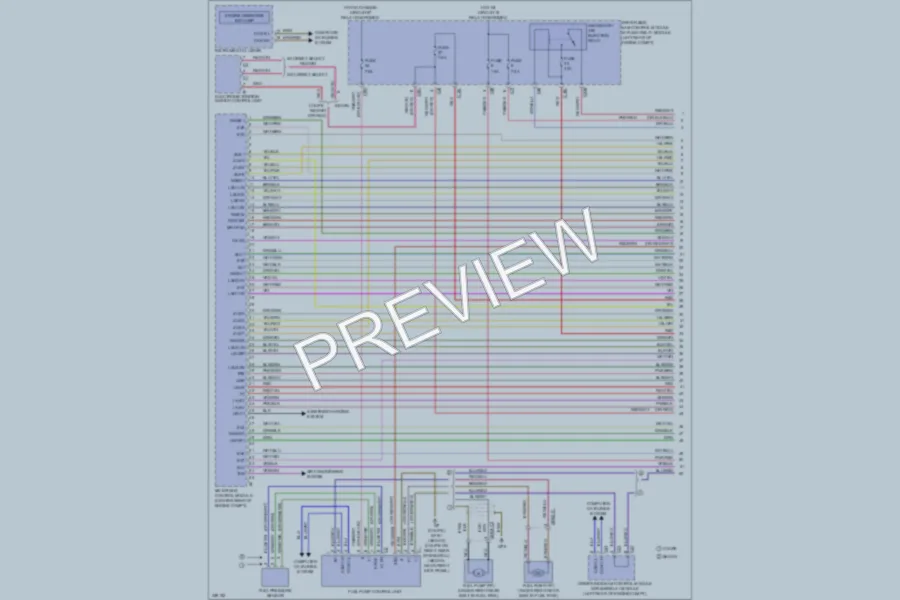2011 MercedesBenz E550 Engine Performance wiring diagram preview