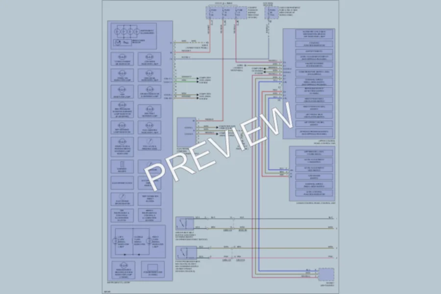 2011 MercedesBenz GL350BLUETEC Instrument Cluster wiring diagram preview