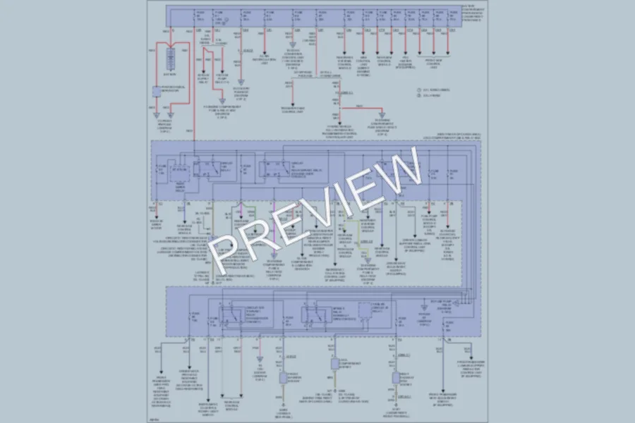 2011 MercedesBenz GL350BLUETEC Power Distribution wiring diagram preview