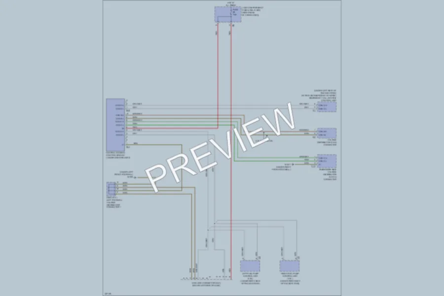 2011 MercedesBenz GL550 Computer Data Lines wiring diagram preview