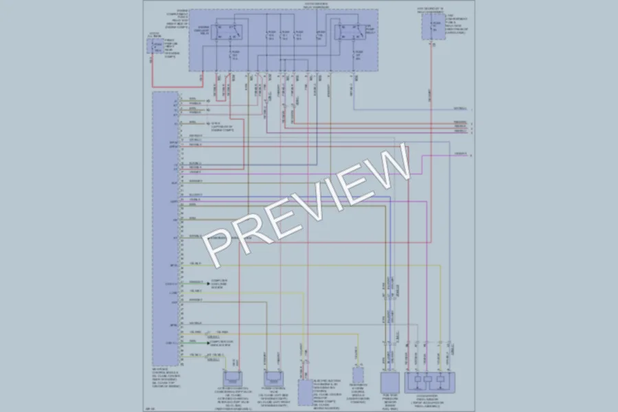 2011 MercedesBenz GL550 Engine Performance wiring diagram preview