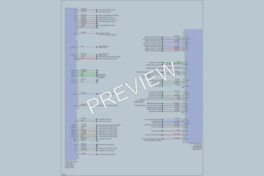 2011 MercedesBenz GLK350 Body Control Modules wiring diagram preview