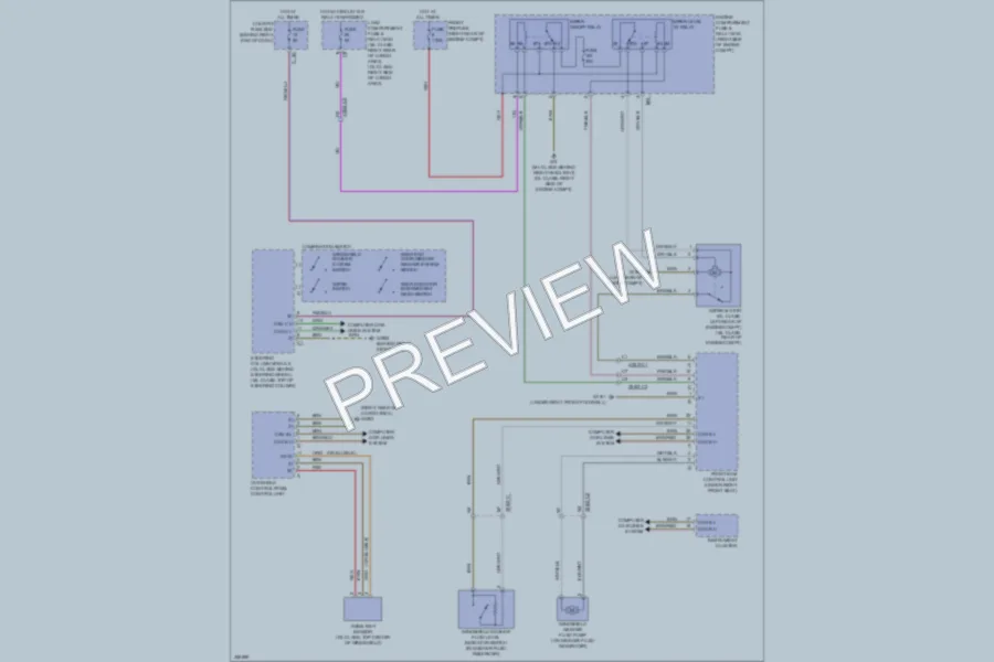 2011 MercedesBenz ML350 Wiper Washer wiring diagram preview