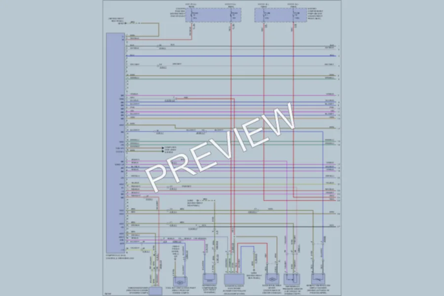 2011 MercedesBenz R350 Air Conditioning wiring diagram preview