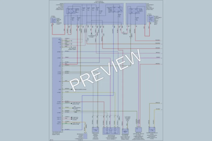 2011 MercedesBenz R350 Engine Performance wiring diagram preview