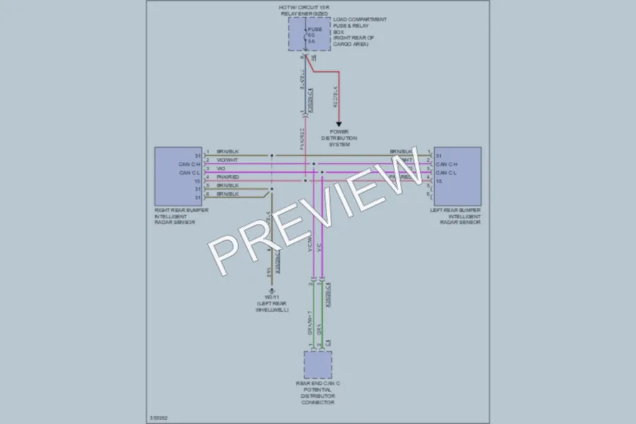 2011 MercedesBenz R350 Navigation wiring diagram preview