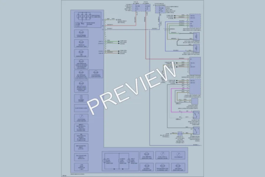 2011 MercedesBenz R350BLUETEC Instrument Cluster wiring diagram preview