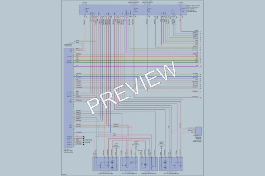 2011 MercedesBenz S400HYBRID Air Conditioning wiring diagram preview