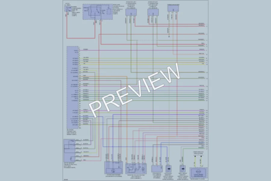 2011 MercedesBenz S400HYBRID Engine Performance wiring diagram preview