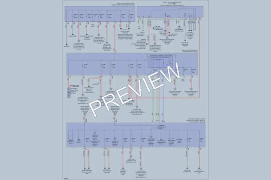 2011 MercedesBenz S400HYBRID Power Distribution wiring diagram preview