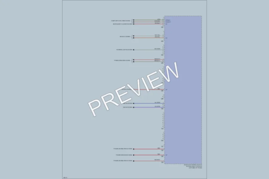 2011 MercedesBenz S550 Body Control Modules wiring diagram preview