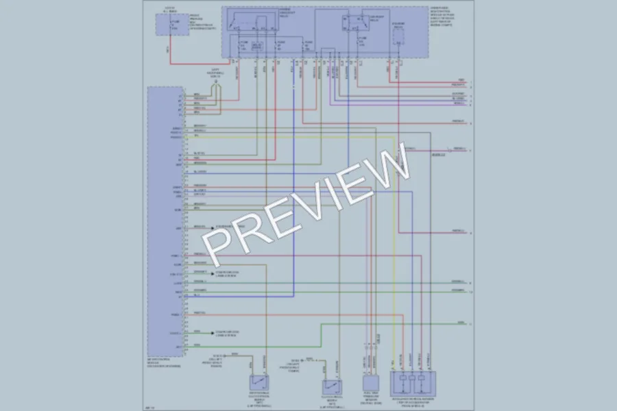 2011 MercedesBenz SLK300 Engine Performance wiring diagram preview
