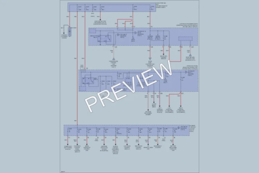 2011 MercedesBenz SLK300 Power Distribution wiring diagram preview