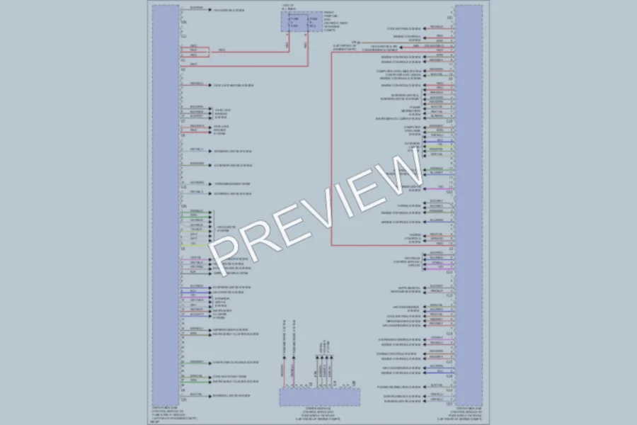 2011 MercedesBenz SLK350 Body Control Modules wiring diagram preview
