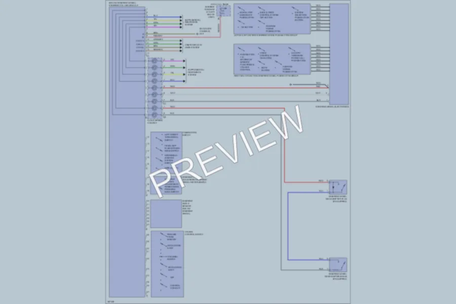 2011 MercedesBenz SLK350 Electronic Power Steering wiring diagram preview