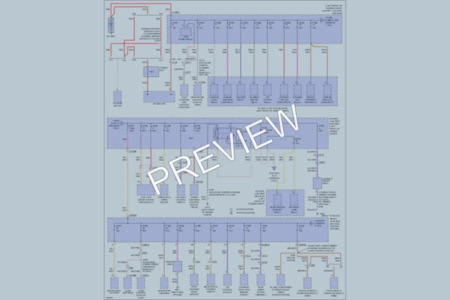2011 Mercury Mariner Power Distribution wiring diagram preview
