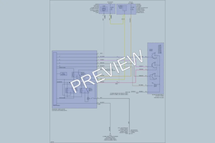 2011 Mercury MarinerHybrid Wiper Washer wiring diagram preview