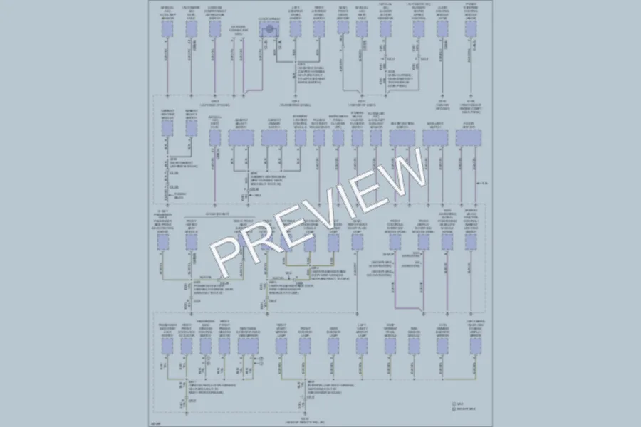 2011 Mercury Milan Ground Distribution wiring diagram preview