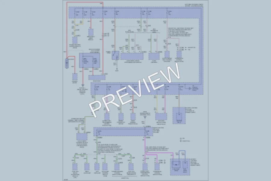 2011 Mercury Milan Power Distribution wiring diagram preview