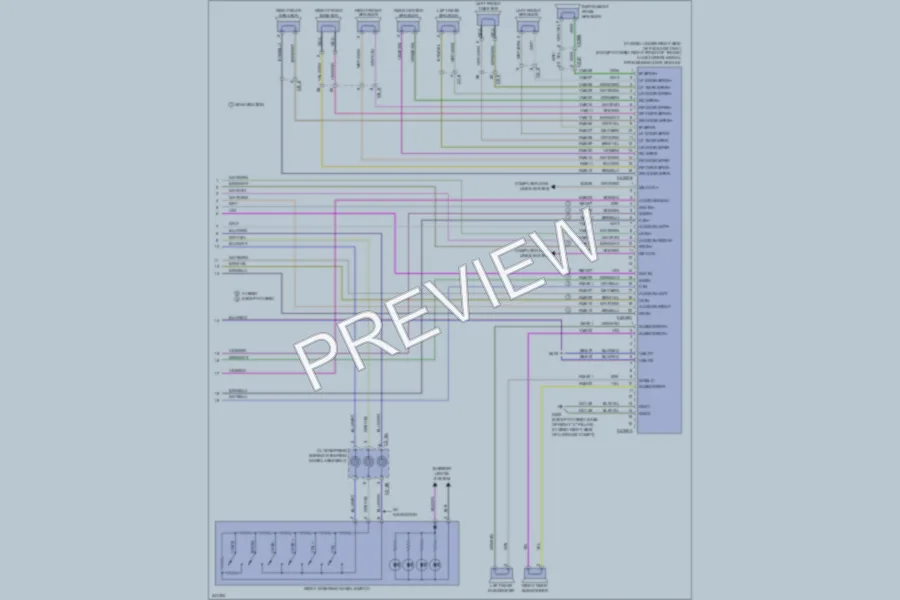 2011 Mercury Milan Radio wiring diagram preview
