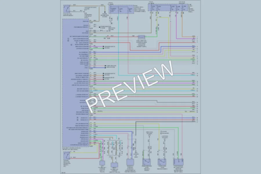 2011 Nissan 370Z Anti Theft wiring diagram preview