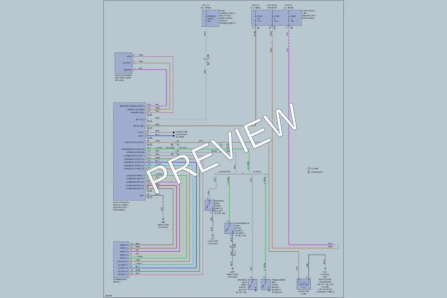 2011 Nissan 370Z Headlights wiring diagram preview
